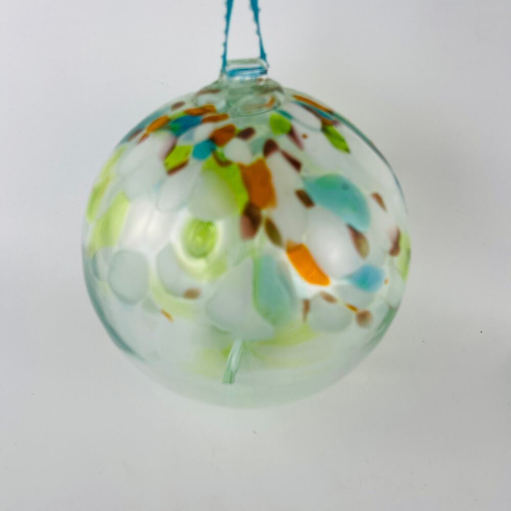 Indoor Outdoor Glass Globe Garden Ornament by Dale Tiffany 5”